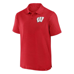 Wisconsin Badgers Fanatics Victory Falls Polo Large Red