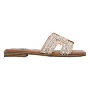 Women's C&C California Cannes Sandals 8 Gold