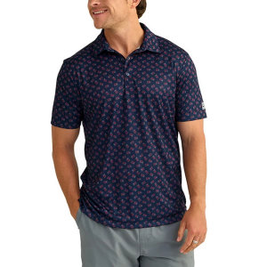 Men's Huk Pursuit Performance Button Up Shirt Medium Naval Academy
