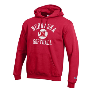 Nebraska Cornhuskers Champion Hoodie XLarge Scarlett