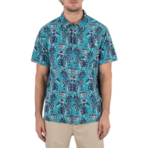 Men's Hurley Rincon Woven Button Up Shirt Large Aby
