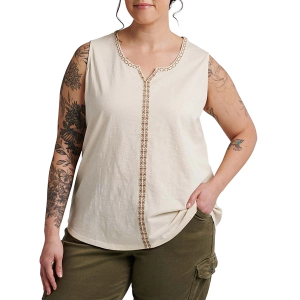 Women's Kuhl Shay V-Neck Tank Top 2X Ivory