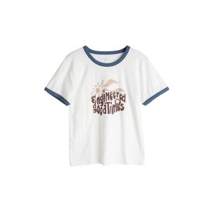 Women's KAVU High Spirits T-Shirt XLarge Off White