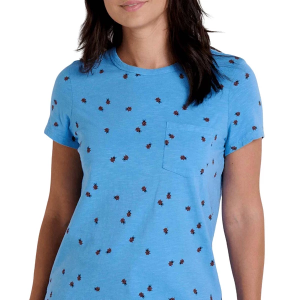 Women's Toad & Co. Primo T-Shirt Small Blue Jay Ladybug