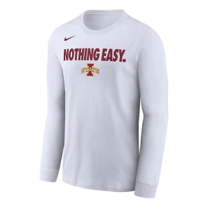 Iowa State Cyclones Nike Nothing Easy T-Shirt 2XLarge White