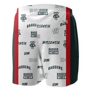 Wisconsin Badgers Under Armour Gameday Armfuse Shorts 2XLarge White