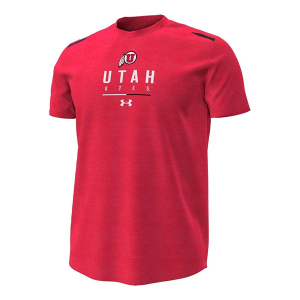 Utah Utes Under Armour Gameday All Day T-Shirt XLarge Red/Black