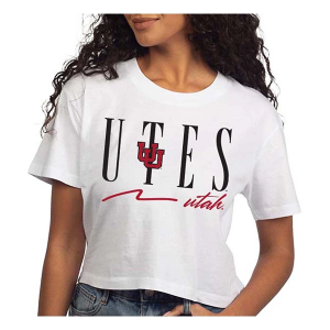 Utah Utes Chicka-D Women's Preseason T-Shirt Small White