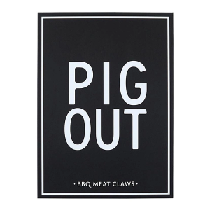 Santa Barbara Design BBQ Meat Claw Book Box - Pig Out