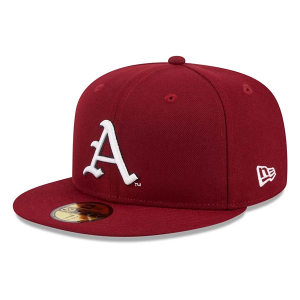 Arkansas Razorbacks New Era 59Fifty Team Fitted Hat 7 1/4 Cardinal