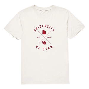 Utah Utes USCAPE Arch Bamboo T-Shirt Medium Egg