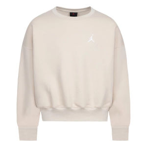 Kids' Jordan Brooklyn Essential Crewneck Sweatshirt Small Legend lt brown