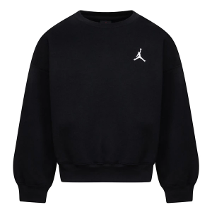 Kids' Jordan Brooklyn Essential Crewneck Sweatshirt Large Black