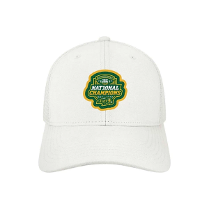 North Dakota State Bison Legacy Athletic 2024 FCS National Champions Mid Team Adjustable Hat One Size White