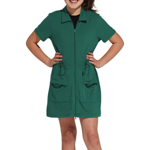 Girls' Fornia City Yoga Dress Small Ivy
