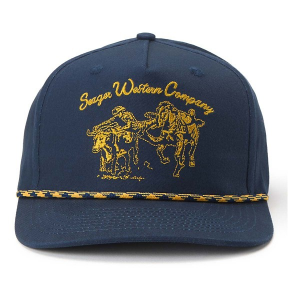 Men's Seager Co. Los Rios Canvas Snapback Hat One Size Navy