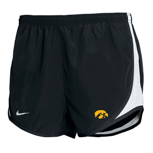 Iowa Hawkeyes Nike Girls' Iowa Tempo Kids' Shorts Small Black