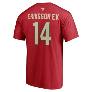 Minnesota Wild Fanatics Joel Eriksson Ek #14 Name & Number T-Shirt 2XLarge Red