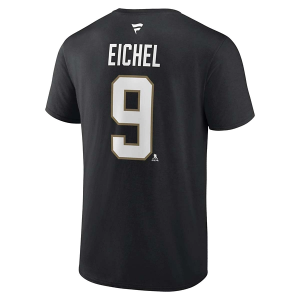 Vegas Golden Knights Fanatics Jack Eichel #9 Name & Number T-Shirt 2XLarge Black