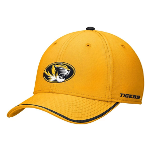 Missouri Tigers Nike Rise Flex Flexfit Hat M/L Gold