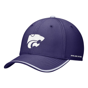 Kansas State Wildcats Nike Rise Flex Flexfit Hat S/M Purple