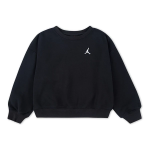Girls' Jordan Brooklyn Essential Crewneck Sweatshirt 5 Black