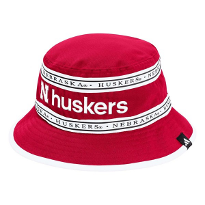 Nebraska Cornhuskers adidas Team Flexfit Hat L/XL Red