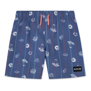 Boys' Hurley Paradise Striped Pool Party Swim Trunks 4 Shoreline