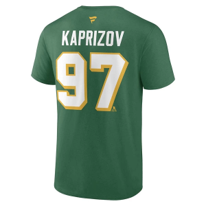 Minnesota Wild Fanatics Kirill Kaprizov #97 Alternate Name & Number T-Shirt Small Kelly