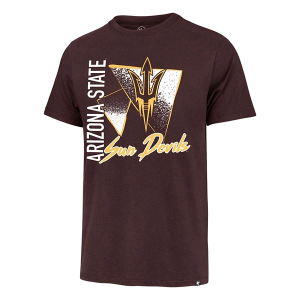 Arizona State Sun Devils 47 Brand Side Arm Frank T-Shirt Large Maroon