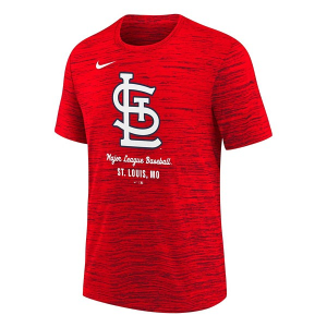 Kids' St. Louis Cardinals Velocity T-Shirt XLarge Red