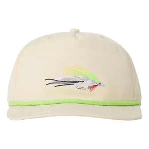 Duck Camp Clouser Fly Snapback Hat One Size Ivory