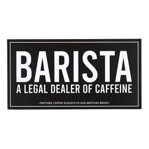 Santa Barbara Design Barista Book Box - Legal Dealer of Caffeine
