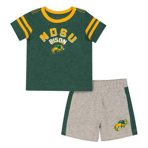Colosseum Baby North Dakota State Bison Wade T-Shirt & Short Set