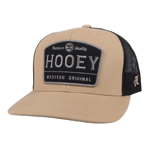 Men's Hooey Trip Snapback Hat One Size Tan Black