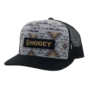 Men's Hooey Lock-Up Snapback Hat One Size Grey/Black