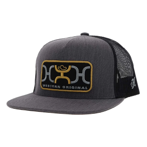 Men's Hooey Loop Snapback Hat One Size Grey Heather Black