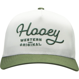 Men's Hooey OG Snapback Hat One Size White/Green