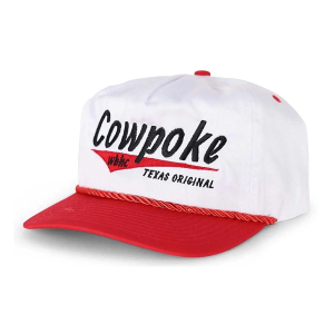 Men's Whiskey Bent Hat Co. Cowpoke Snapback Hat One Size Red