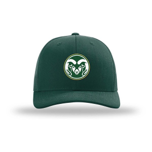 Colorado State Rams USCAPE All Day Trucker Adjustable Hat One Size Dark Green