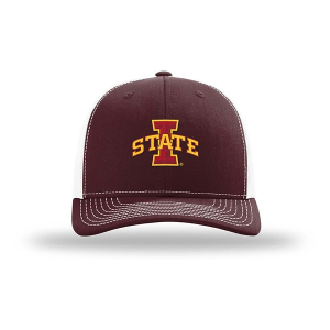 Iowa State Cyclones USCAPE All Day Trucker Adjustable Hat One Size Maroon
