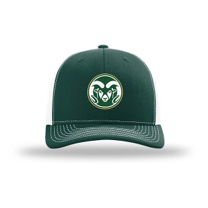 Colorado State Rams USCAPE All Day Trucker Adjustable Hat One Size Dark Green/White