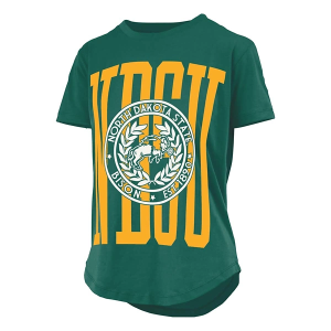 North Dakota State Bison Pressbox Women's Emmett T-Shirt Medium Dark Green