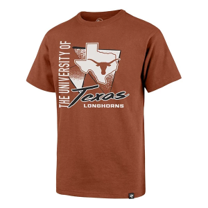 Texas Longhorns 47 Brand Side Arm Kids' T-Shirt Large Orange