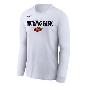 Oklahoma State Cowboys Nike Nothing Easy T-Shirt XLarge White