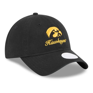 Iowa Hawkeyes New Era 920 Preppy Adjustable Hat One Size Black