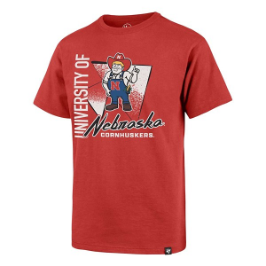 Nebraska Cornhuskers 47 Brand Side Arm Kids' T-Shirt Small Red