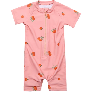 Girls' Nano Noruk UV Rashguard One Piece Swimsuit Baby 3/6 mo. Oranges