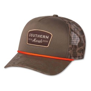 Men's Southern Marsh Pintail Trucker Snapback Hat One Size Retro Camo