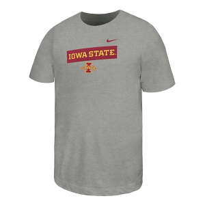 Iowa State Cyclones Nike Core Kids' T-Shirt XLarge Dark Grey Heather